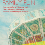 Ride the carousal at Edgewater Mall