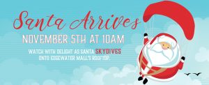 Santa Arrives at Edgewater Mall